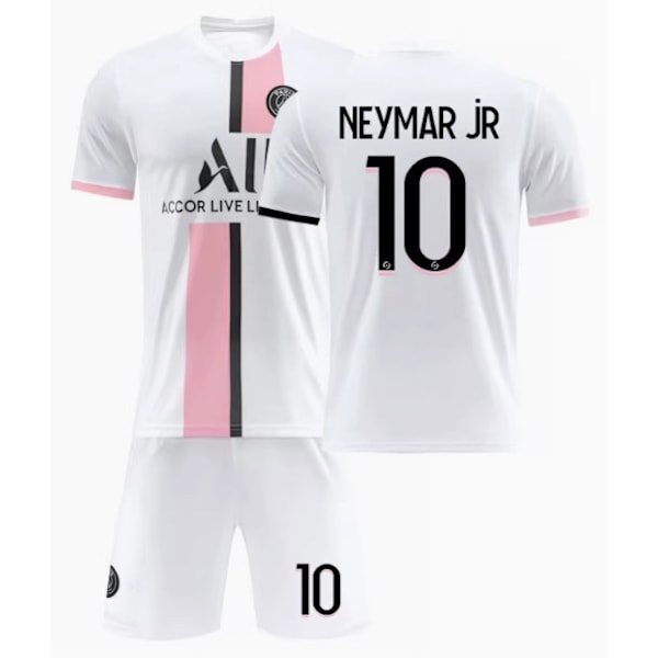 21-22 Paris Saint-Germain F.C. Bortatröja NO.10 NEYMAR JR Tröjor Barn Vuxen Fotbollsutrustning med Strumpor XS