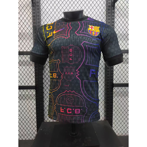 Ny FC Barcelona Special Edition Träningsuniform Fotbolls T-shirt S-2XL S