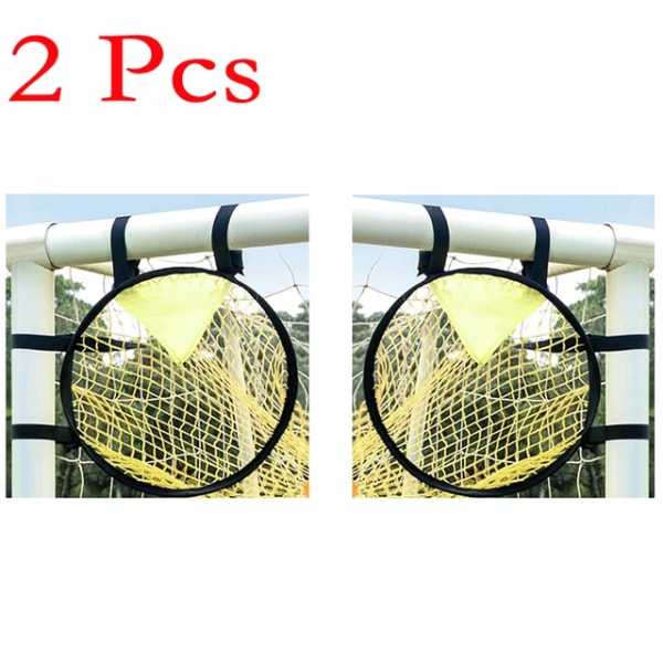 Soccer Training Shooting 1/2pcs Net Equipment Football Training Target Net Goal Youth Free Kick Practice Shooting Soccer Topshot 2 pcs