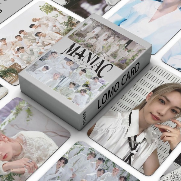 55 st Kpop Stray Kids Lomo-kort Nya album MANIAC JAPAN ENCORE Foto kort Straykids Foto Print Kort Hög kvalitet straykids