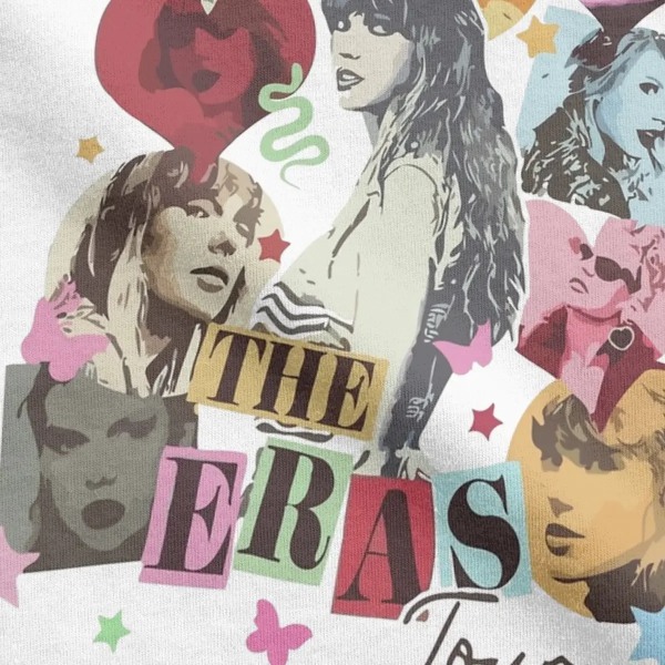 Taylor Concert T-Shirts Swifts Unisex the eras turnésångare Awesome Cotton Tee Shirt WHITE XL