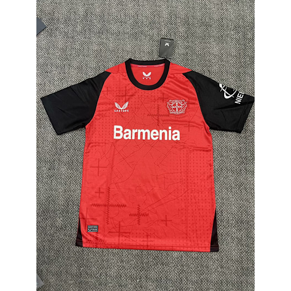 24-25 Bayer 04 Leverkusen Hjemmetræningsuniform Fodbold T-shirt S-2XL Home M