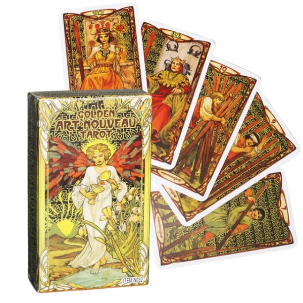 Nya Tarot Oracles-kort Festspel Mystiska spådomar Brädspel för kvinnor Flickor Kortspel Brädspel A