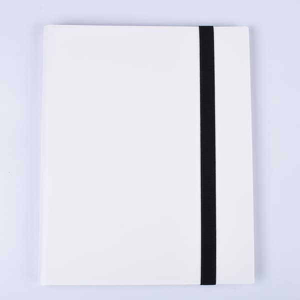 Samlekortmappe, rummer 360 kort, samlekortalbum 360 cards white