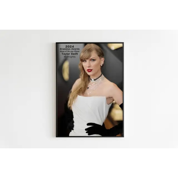 Taylor swift Print bilder Modern popsångare Väggkonst The Eras Tour 1989 bildduksaffisch Sovrumsinredning Presentidé 13 20x30cm