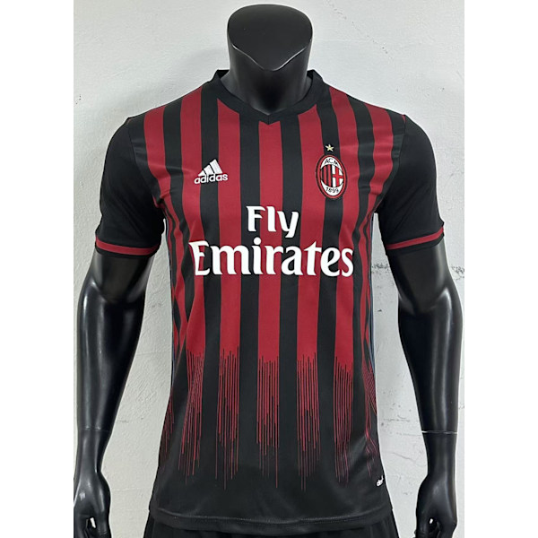 16-17 A.C. Milan Hjemmefotballdrakt T-skjorte S-2XL Home XL