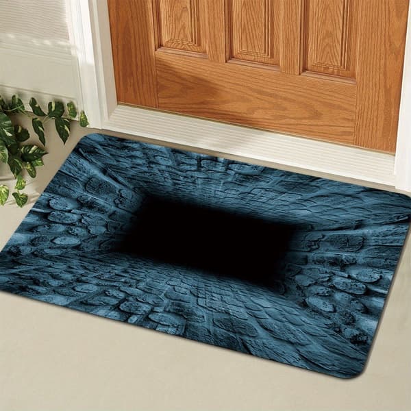 3D Dørmatte – Optisk illusjon, Sklisikker, Mikrofiber, Maskinvask 50*80cm