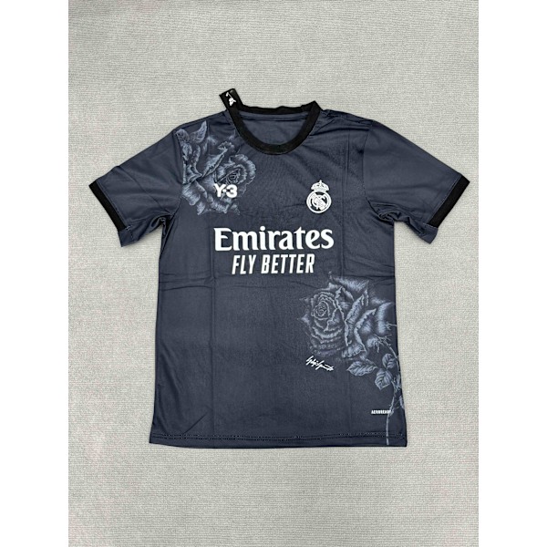 2024-2025 Real Madrid CF Y3 Jersey Fodboldtrøje S-2XL Black M