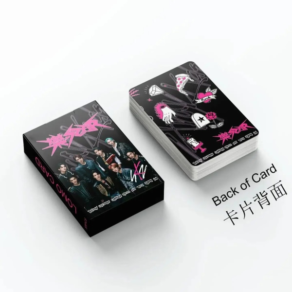 55st Kpop Stray Kids New Album Rock Star Lomo-kort Straykids Fotokort Print Rock Star
