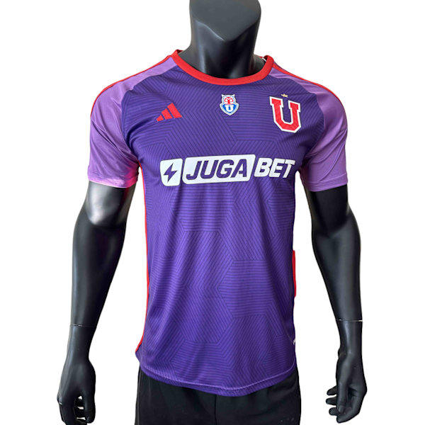 25-26 Club Universidad de Chile Träningsställ Fotbolls T-shirt S-2XL Home M