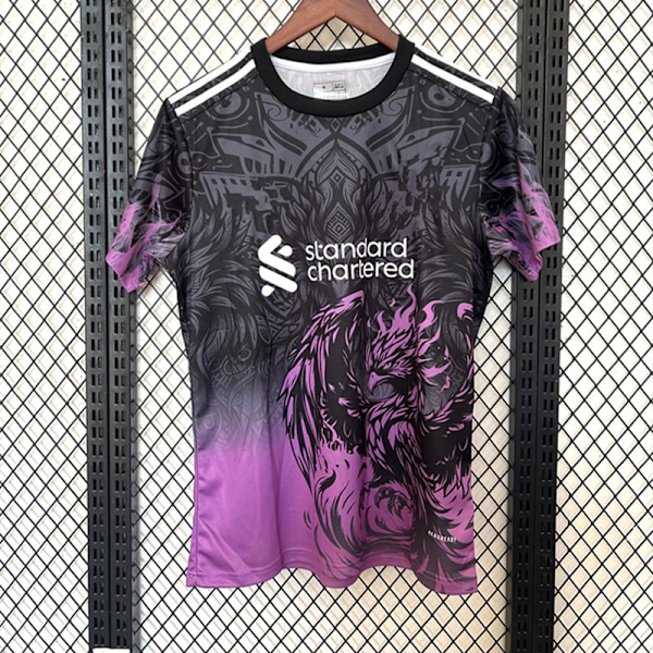 Liverpool Spesialutgave Treningsdrakt Fotballtrøye S-2XL Black/Purple XL