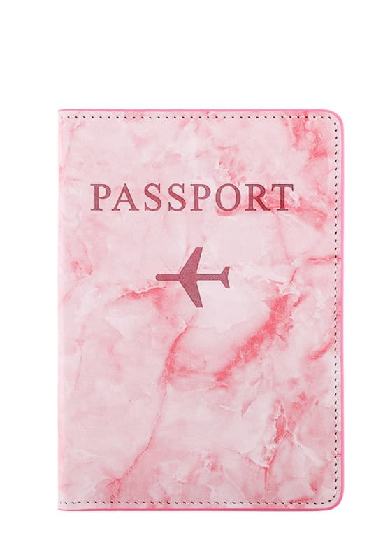 Passveske, passveske, passveske med RFID-beskyttelse, passholder for kvinner og menn Light Blue