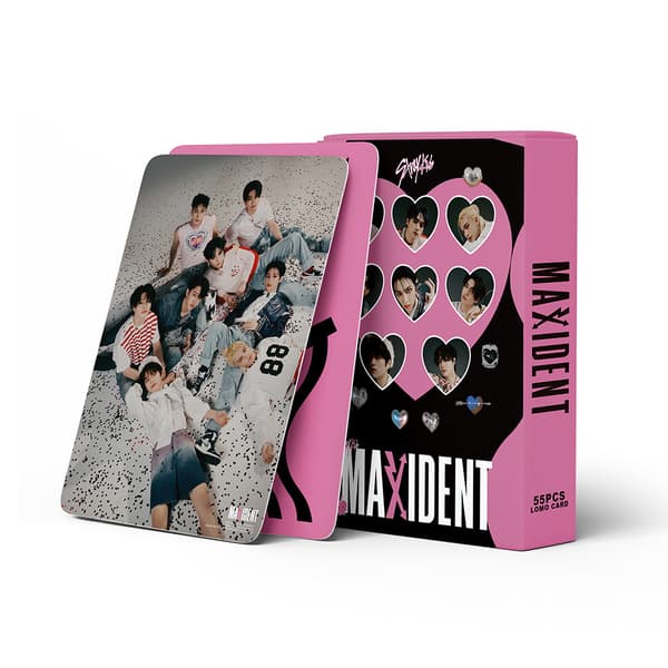 55 KART SKIDS LOMO KPOP STRAY KIDS MAXlDENT SÆT SK MAXIDENT LOMO