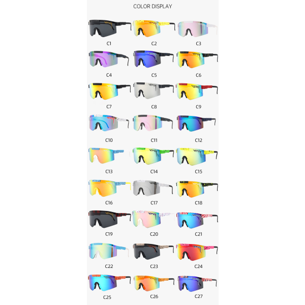 Polariserte sportsolbriller for menn og kvinner PC   C12