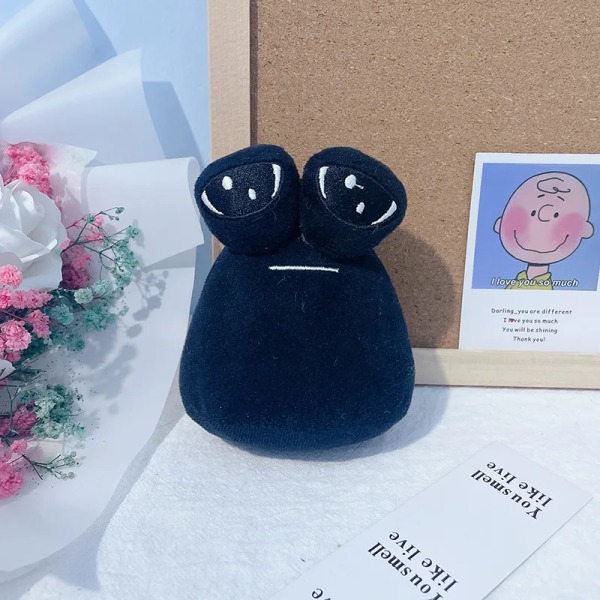 My Pet Alien Pou Plushie-avaimenperät Piirros Anime-hahmot Reppujen riipukset Laukut Tarvikkeet Lasten Syntymäpäivälahjat Plushies Keychain-3