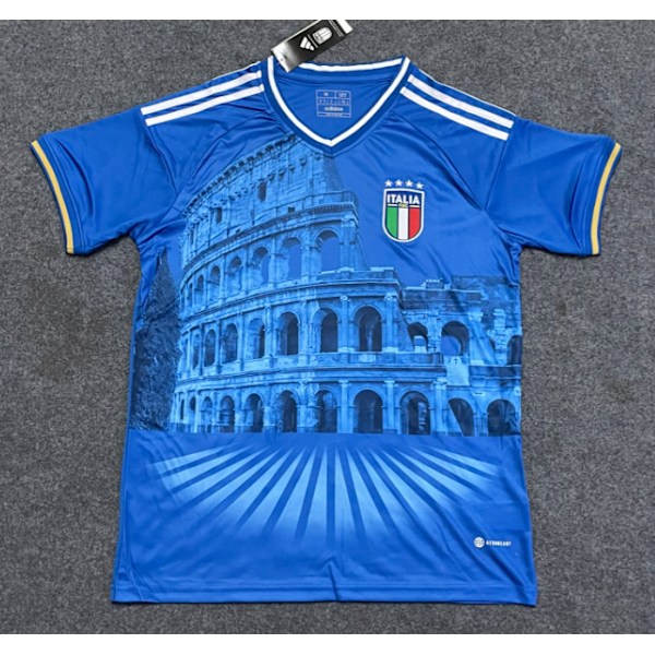 Italia Jalkapalloharjoittelu T-paita S-2XL Blue M