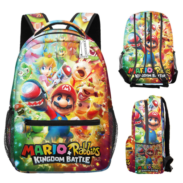 Kids Super Mario Backpack 3D Student Travel Backpack Boys Girls 7