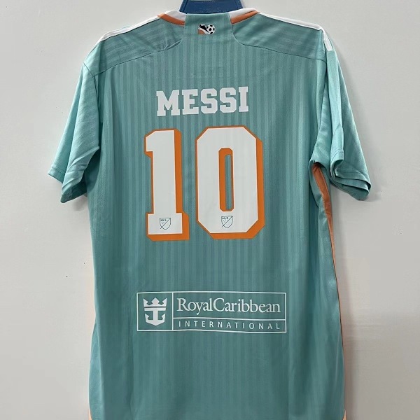 24-25 Inter Miami CF Bortatröja NO.10 MESSI Fotbolls T-shirt S-2XL Away XL