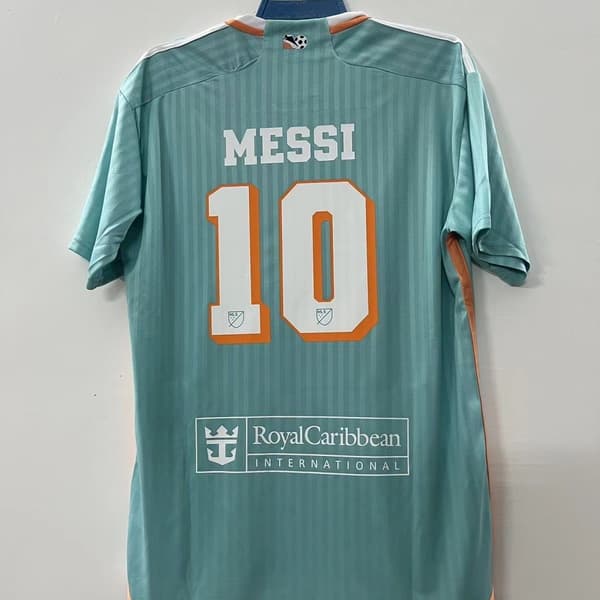 24-25 Inter Miami CF vieraspelipaita nro 10 MESSI jalkapallopaita S-2XL Away M