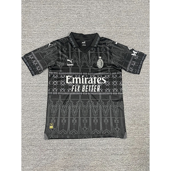 2024-2025 A.C. Milan Hjemme/Udebanetrøje Fodbold T-shirt S-2XL Home M