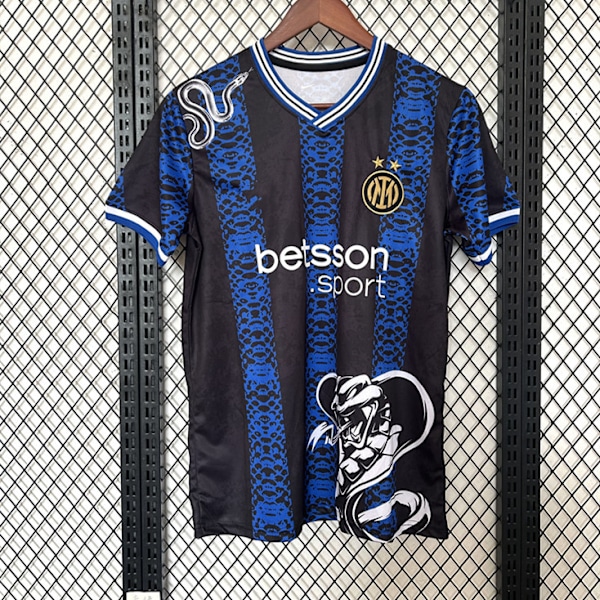 24-25 F.C. Internazionale Milano Snake Year Træningsuniform Fodbold T-shirt S-2XL M