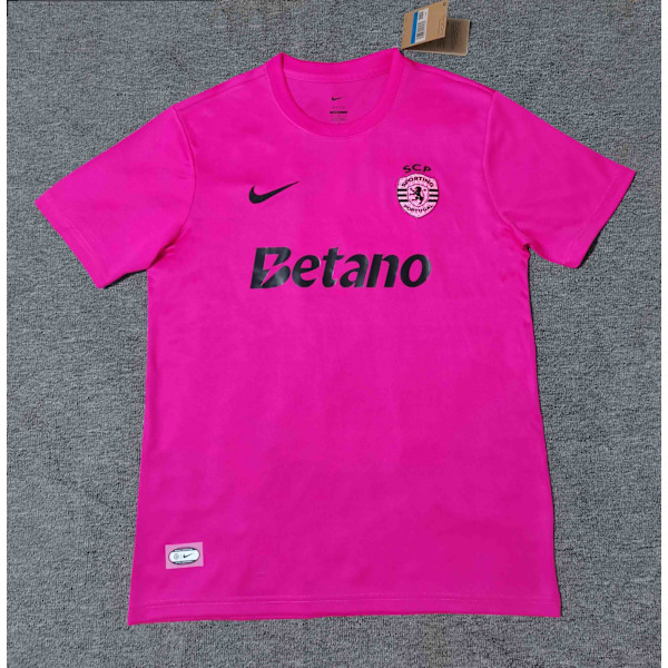 24-25 Sporting CP Special Edition Pink Fodbolduniform T-shirt S-2XL Pink S