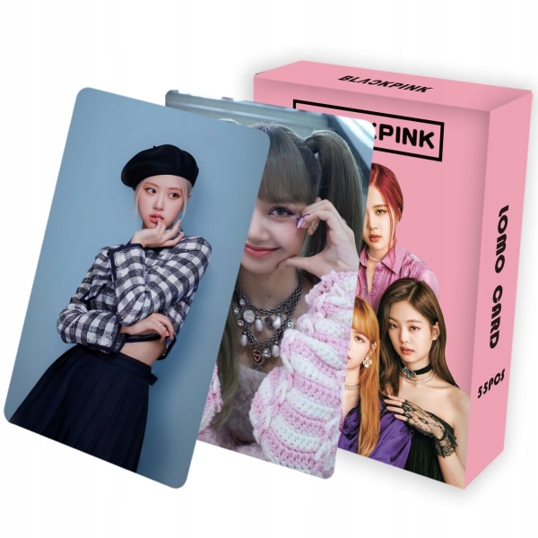 55 CARD LOMO KPOP BLACKPINK WORLD TRAVEL PHOTO CARD SET 1