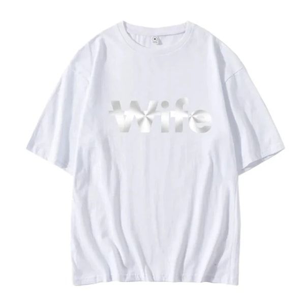 Sommer Kvinders Tops KPOP Gidle Wife Soyeon Yuqi Miyeon Shuhua Minnie Grafisk T-shirt Sommer Mænd Kvinder Harajuku Casual T-shirt White 3XL