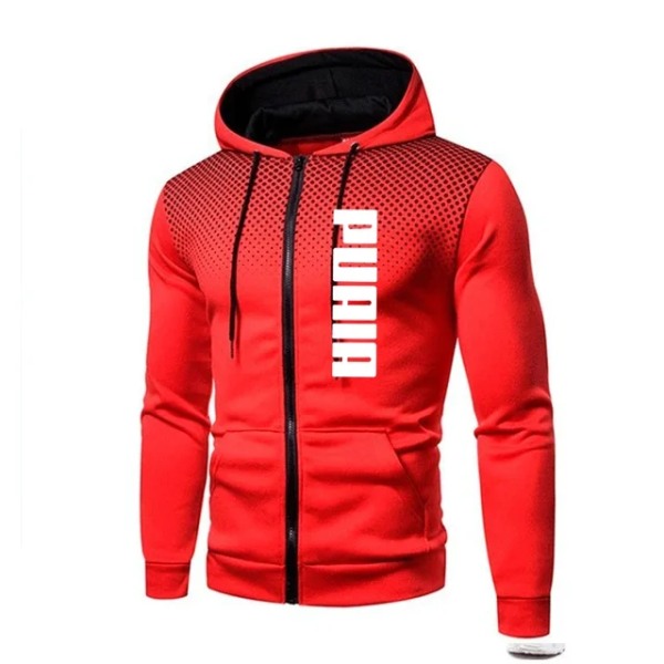 Sport Fitness för män Bär tunn sektion andas huvtröja eller sportbyxor Andas Red Suit XL