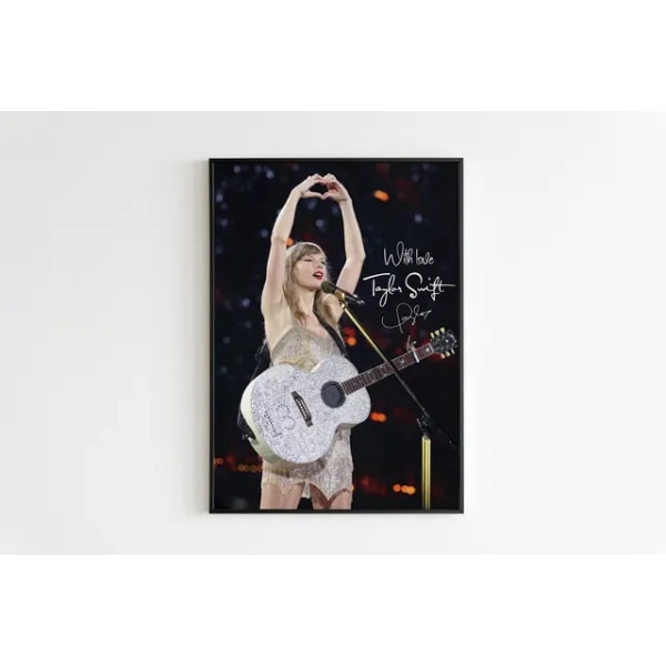 Taylor swift Print bilder Modern popsångare Väggkonst The Eras Tour 1989 bildduksaffisch Sovrumsinredning Presentidé 07 30x40cm