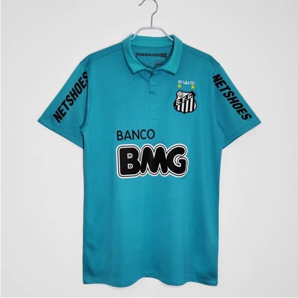 12-13 Brasilian Santos-paita Santosin juhlapainos Nro 11 Neymar Lyhythihainen Jalkapalloasu Retro-huippu 3 XL