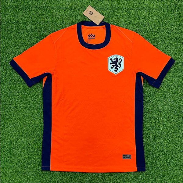 Season 2425 The Netherlands Short-sleeved Football Shirt Quick Dry Breathable Sports Clothing Home XXL