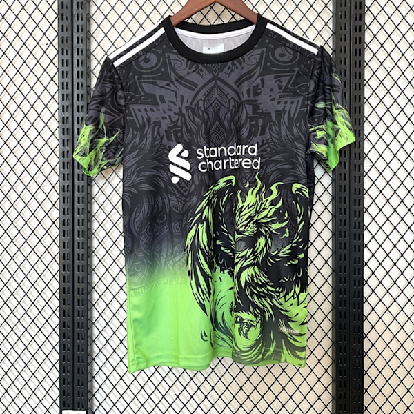 Liverpool Spesialutgave Treningsdrakt Fotballtrøye S-2XL Black/Green XXL