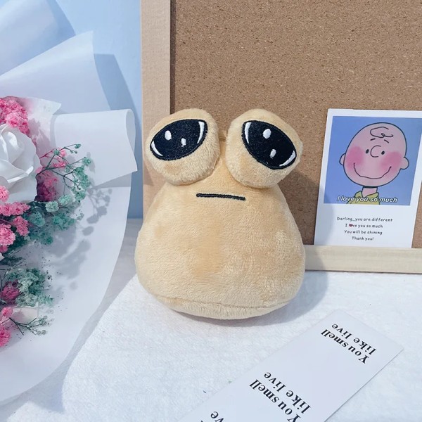 My Pet Alien Pou Plushie-avaimenperät Piirros Anime-hahmot Reppujen riipukset Laukut Tarvikkeet Lasten Syntymäpäivälahjat Plushies Keychain-1