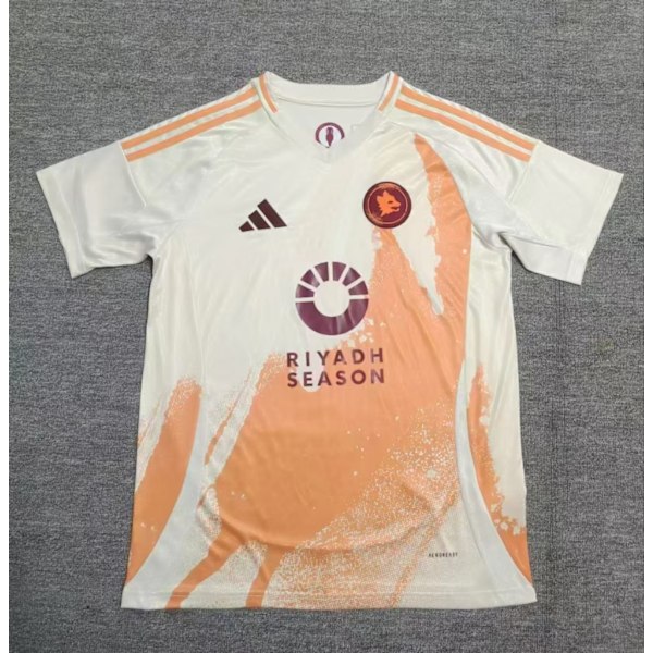 2024-2025 A.S. Roma Bortetrøye Fotball T-skjorte S-2XL L