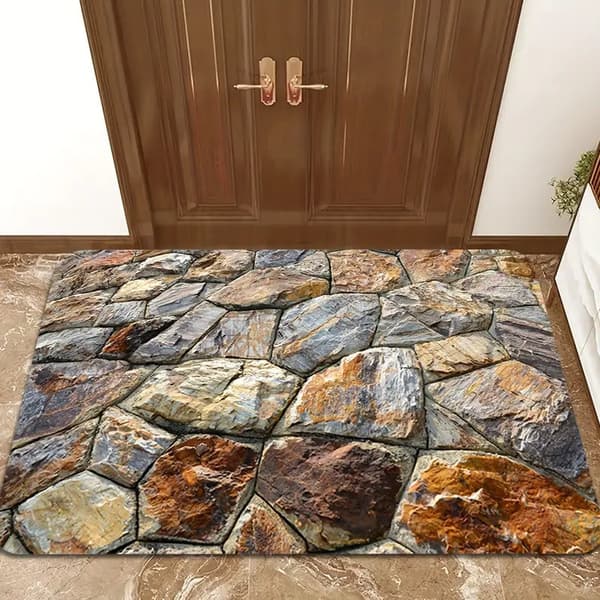 3D Dörrmatta – Optisk Illusion, Halkfri, Mikrofiber, Maskintvätt 60*90cm