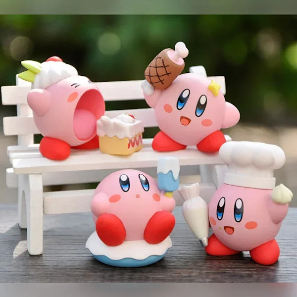 Kawaii Star Kabi 6 kpl Anime-hahmoja Lasten lelut Pojat ja tytöt Lasten pelit söpöt mini-nuket kokoelma Syntymäpäivä Decora xingzhikabi 6pcs
