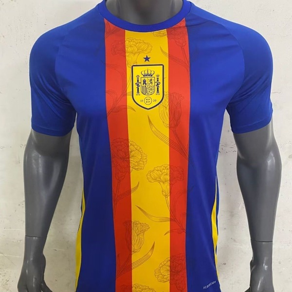 24-25 Spanien Special Edition Træningstrøje Fodbold T-shirt S-2XL L