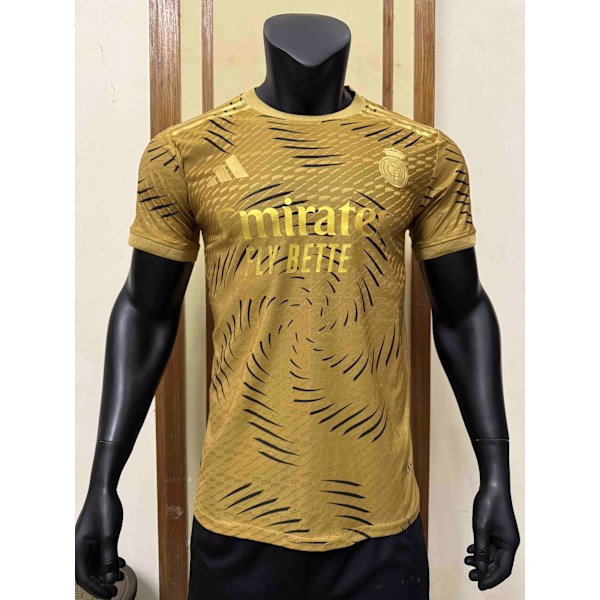 25-26 Real Madrid Special Edition Gul Fodbolduniform T-shirt S-2XL M