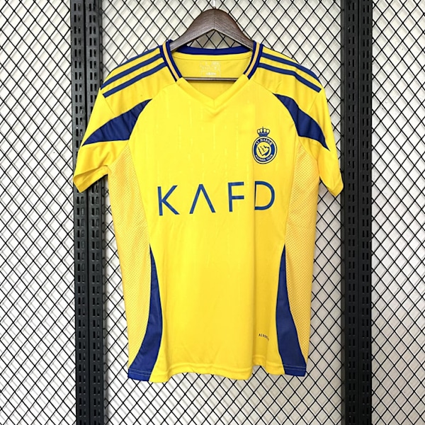Kausi 2425 Al-Nassr FC lyhythihainen jalkapallopaita nopeasti kuivuva hengittävä urheiluvaatetus Home M