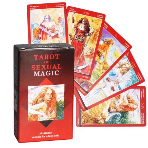 Nya Tarot Oracles-kort Festspel Mystiska spådomar Brädspel för kvinnor Flickor Kortspel Brädspel C