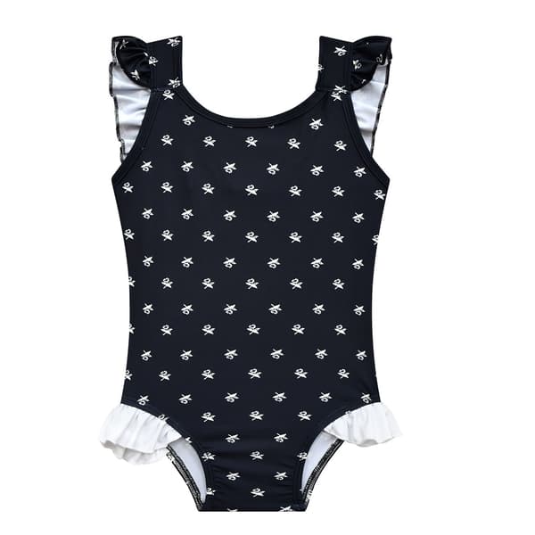 Jenter Hel Badedrakt Onsdag 110-160 Wednesday Black 160