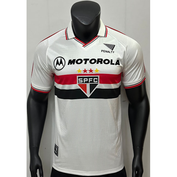 2000 São Paulo FC Hjemme Fodbolduniform T-shirt S-2XL Home M