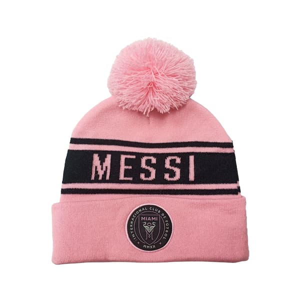 Inter Miami CF Fodbold Sort Pink Varm Hue Black