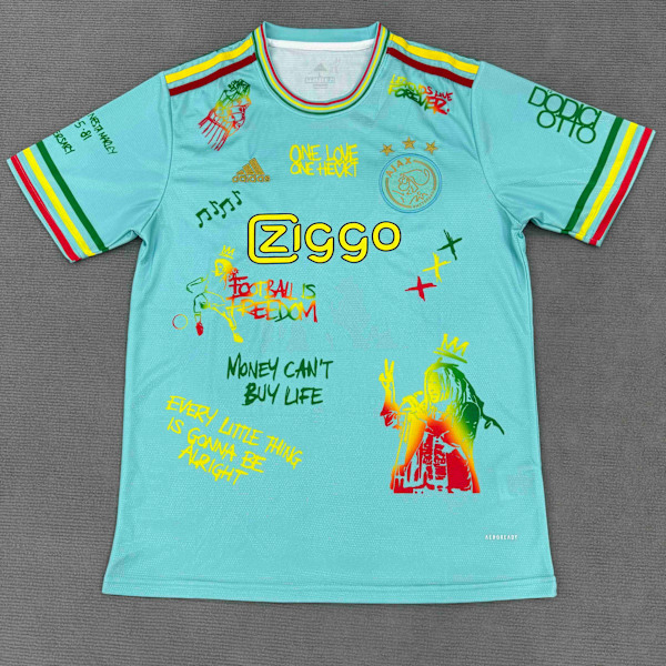 25-26 AFC Ajax Lyseblå Special Edition Fotball T-skjorte S-2XL Light Blue S