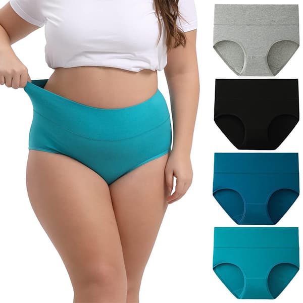 5-pack trosor i bomull med hög midja 5 XL
