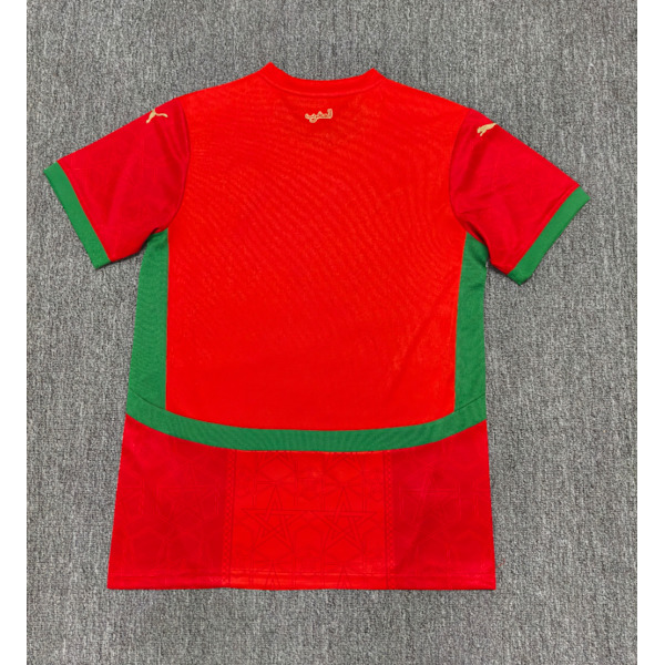 24-25 Marokko Hjemme/Udebane Træningsuniform Fodbold T-shirt S-2XL Home M