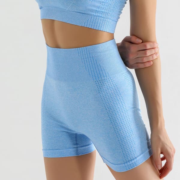Yogashorts Bekväma Mode Atletiska Shorts Hög Midja Yogabyxor Black S