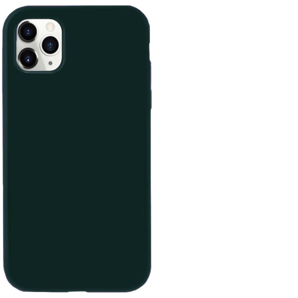 Mjukt Tunnt Mobilskal för iPhone 11 Pro Lätt Enfärgat Silikon Ul Grön