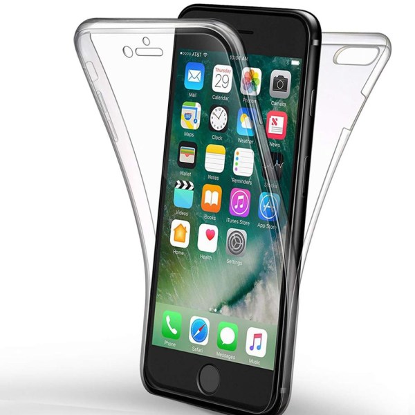 Stötsäkert Skal för Apple iPhone 7 Plus / 8 Plus Full Skydd Sili Transparent